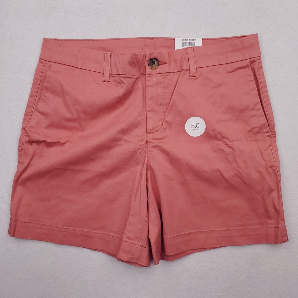 Style & Co Shorts Womens 10 Pink Mauve Utility Chino Lightweight‎ Twill Stretch